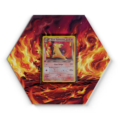 157 Dunkles Tornupto - Extended Artwork Pokemon Card Display