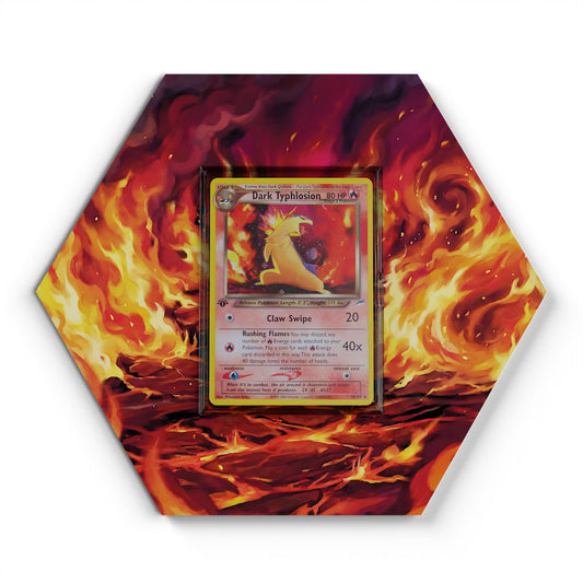 157 Dunkles Tornupto - Extended Artwork Pokemon Card Display