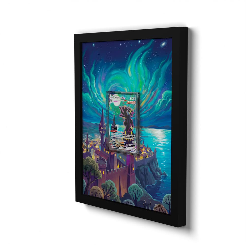 215/203 Nachtara VMAX - Extended Artwork Framed Pokemon Card Display