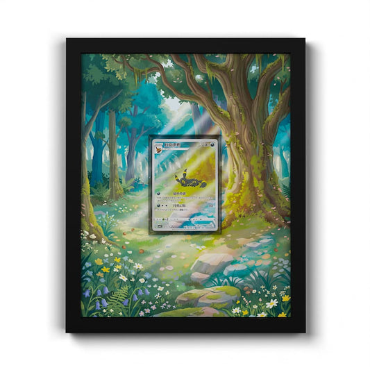 06 Nachtara - Extended Artwork Framed Pokemon Card Display