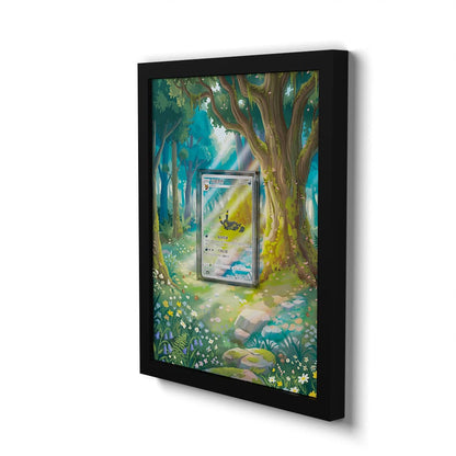 06 Nachtara - Extended Artwork Framed Pokemon Card Display
