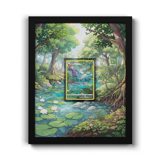 TG02 Aquana - Extended Artwork Framed Pokemon Card Display