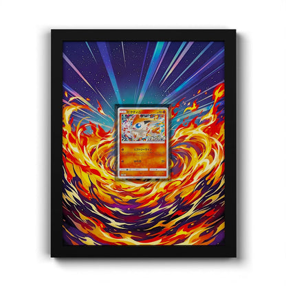 340-SM-P Victini - Extended Artwork Framed Pokemon Card Display
