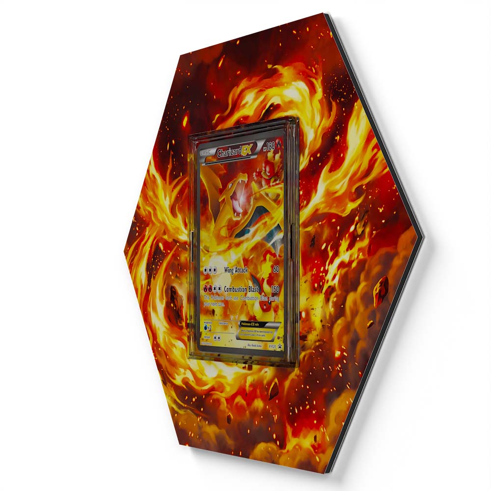 XY121 Charizard EX - Extended Artwork Pokemon Card Display