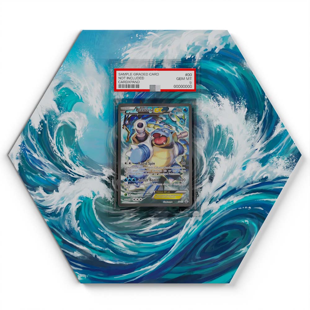 XY122 Blastoise EX - Extended Artwork Pokemon Card Display