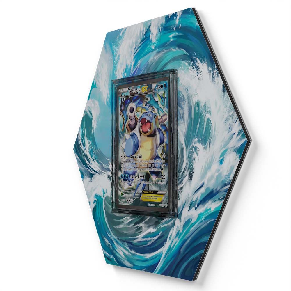 XY122 Blastoise EX - Extended Artwork Pokemon Card Display