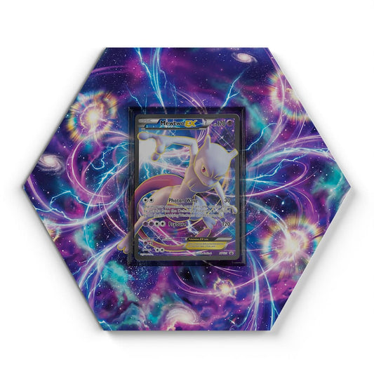 XY125 Mewtu - Extended Artwork Pokemon Card Display