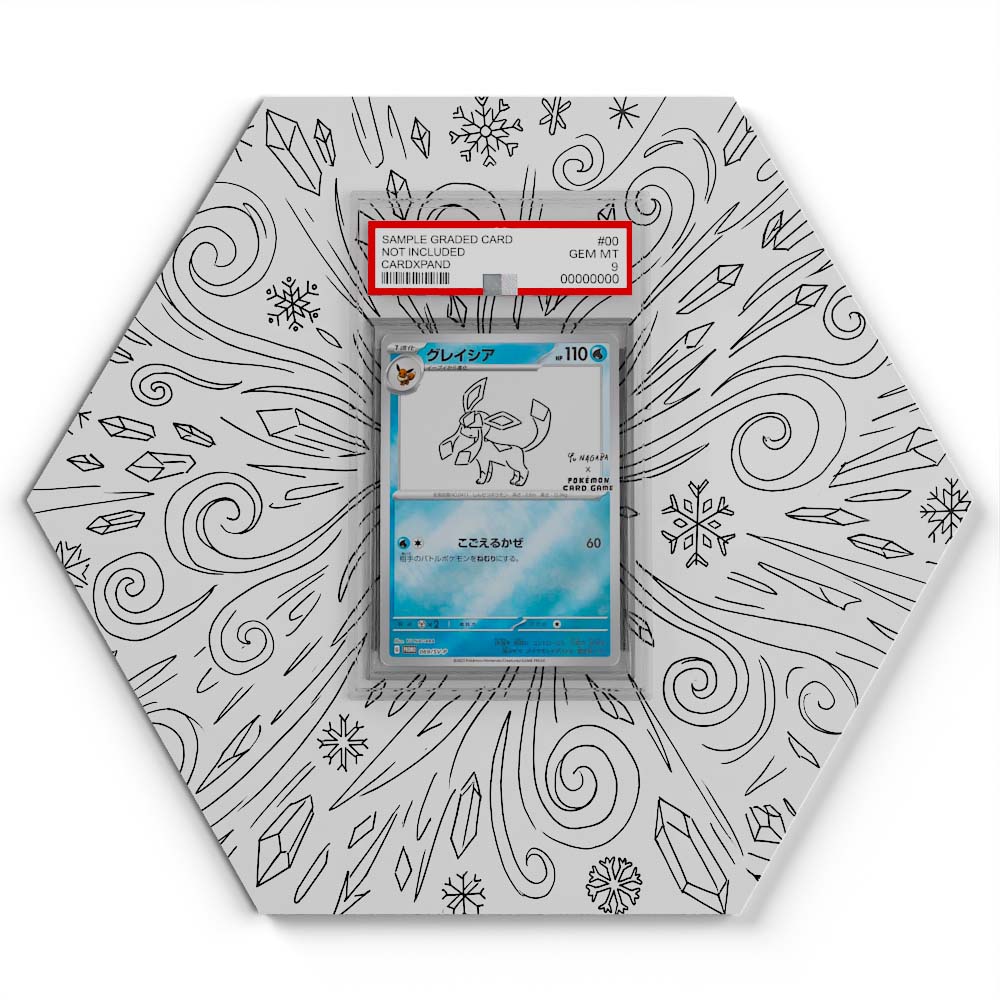 067 Glaceon - Extended Artwork Pokemon Card Display