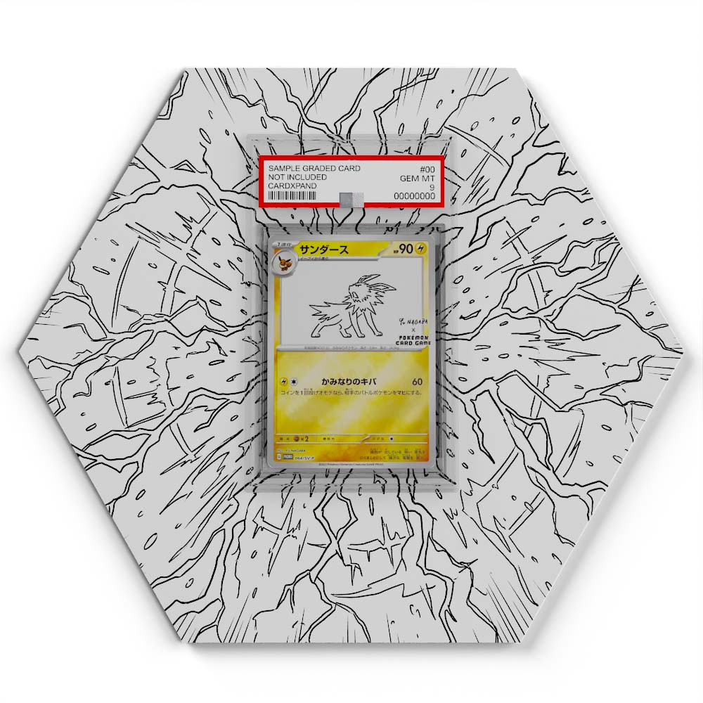 063 Jolteon - Extended Artwork Pokemon Card Display