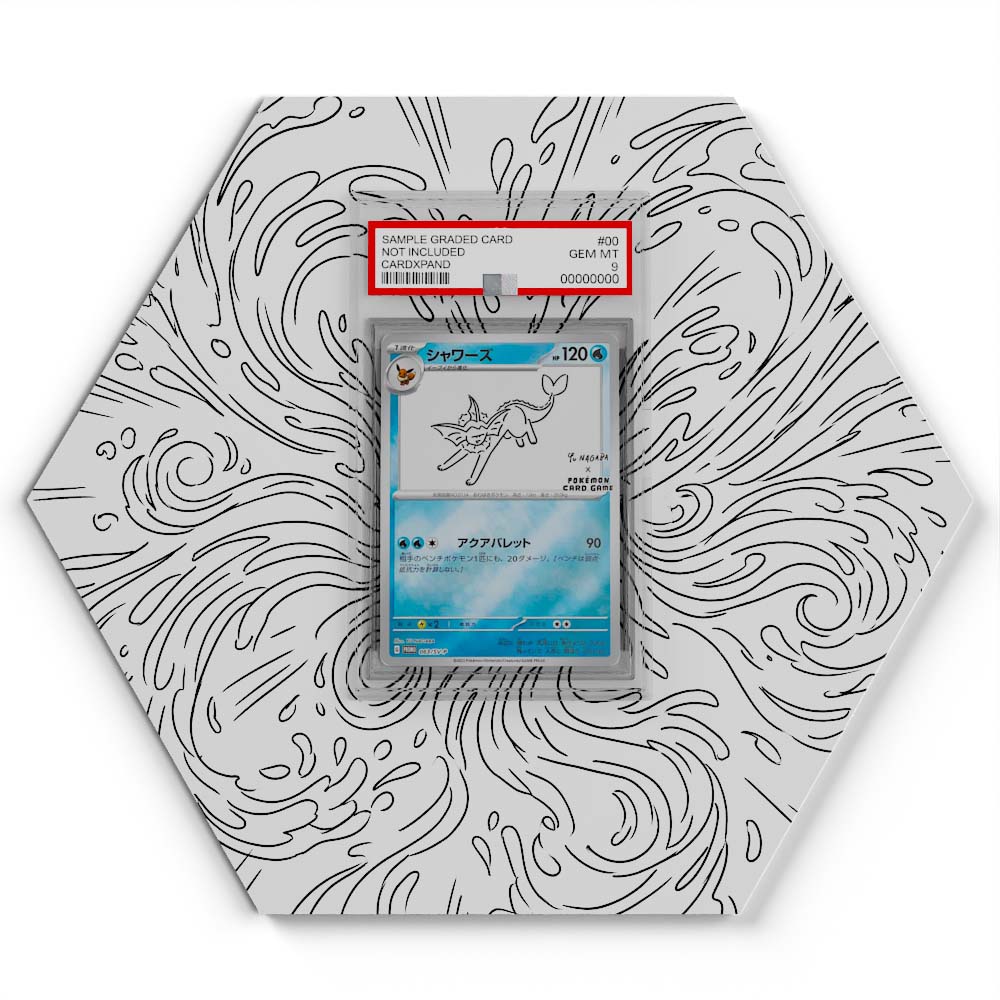 069 Vaporeon - Extended Artwork Pokemon Card Display