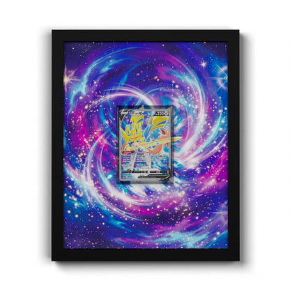 195/202 Zacian V - Extended Artwork Framed Pokemon Card Display