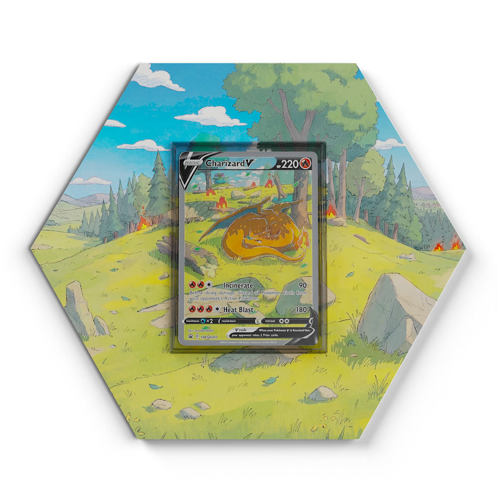 260 Glurak - Extended Artwork Pokemon Card Display