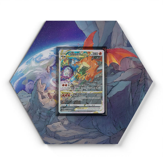 261 Glurak - Extended Artwork Pokemon Card Display