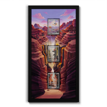 181 Fukano & 220 Perrin - Extended Artwork Framed Pokemon Card Display