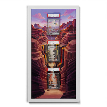 181 Fukano & 220 Perrin - Extended Artwork Framed Pokemon Card Display