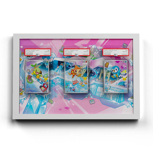 Gen #2 Johto-Starter - Extended Artwork Pokemon Cards Display