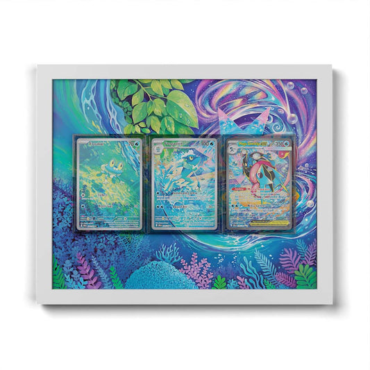 181 Fukano & 220 Perrin - Extended Artwork Framed Pokemon Card Display