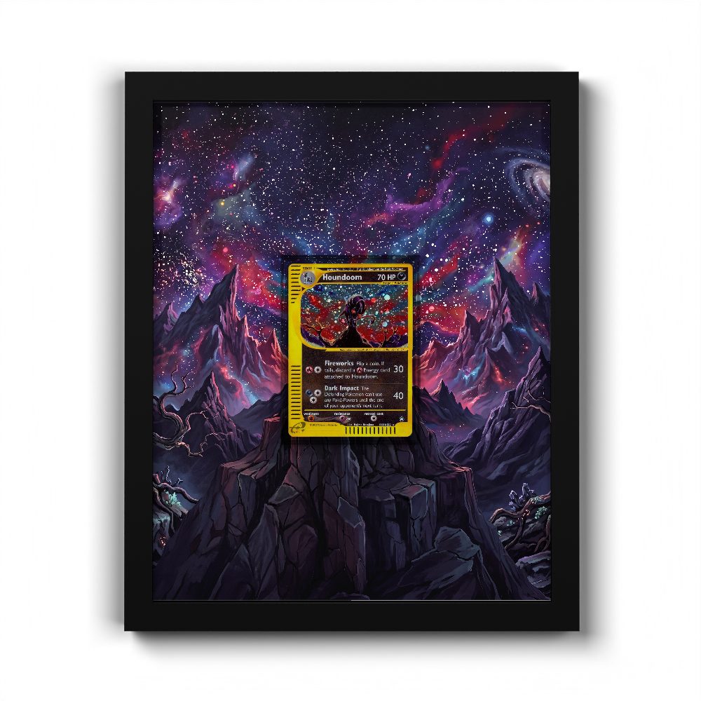 H11/H32 Houndoom - Extended Artwork Pokemon Card Frame