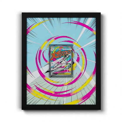 032 Mega-Guardevoir EX - Extended Artwork Framed Pokemon Card Display