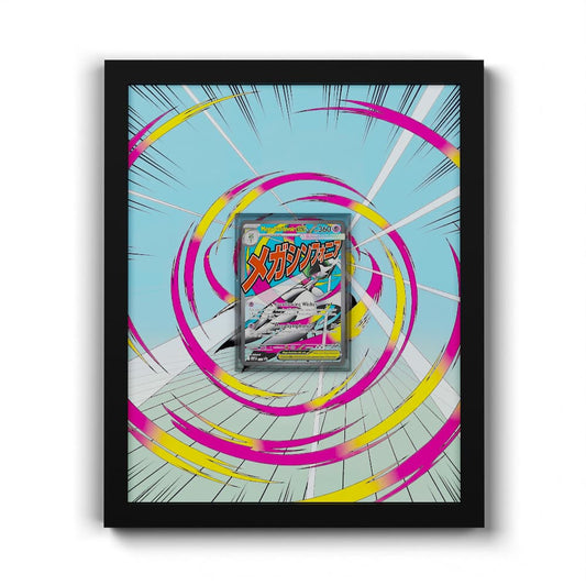 032 Mega-Guardevoir EX - Extended Artwork Framed Pokemon Card Display