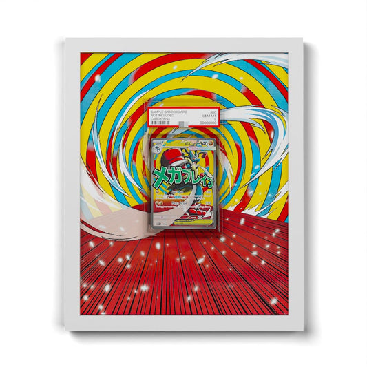 033 Mega-Lucario EX - Extended Artwork Framed Pokemon Card Display