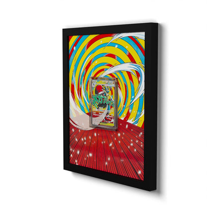 033 Mega-Lucario EX - Extended Artwork Framed Pokemon Card Display
