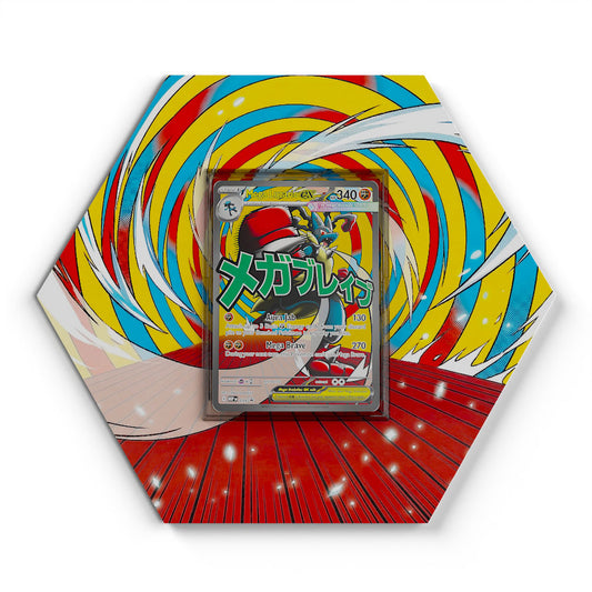 033 Mega-Lucario EX - Extended Artwork Pokemon Card Display