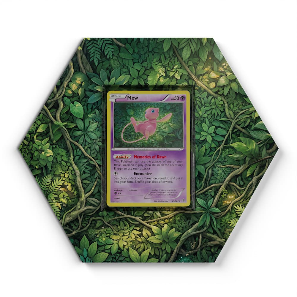 29/124 Mew - Extended Artwork Pokemon Card Display