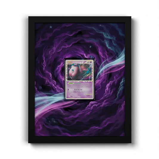 97/102 Mew - Extended Artwork Framed Pokemon Card Display