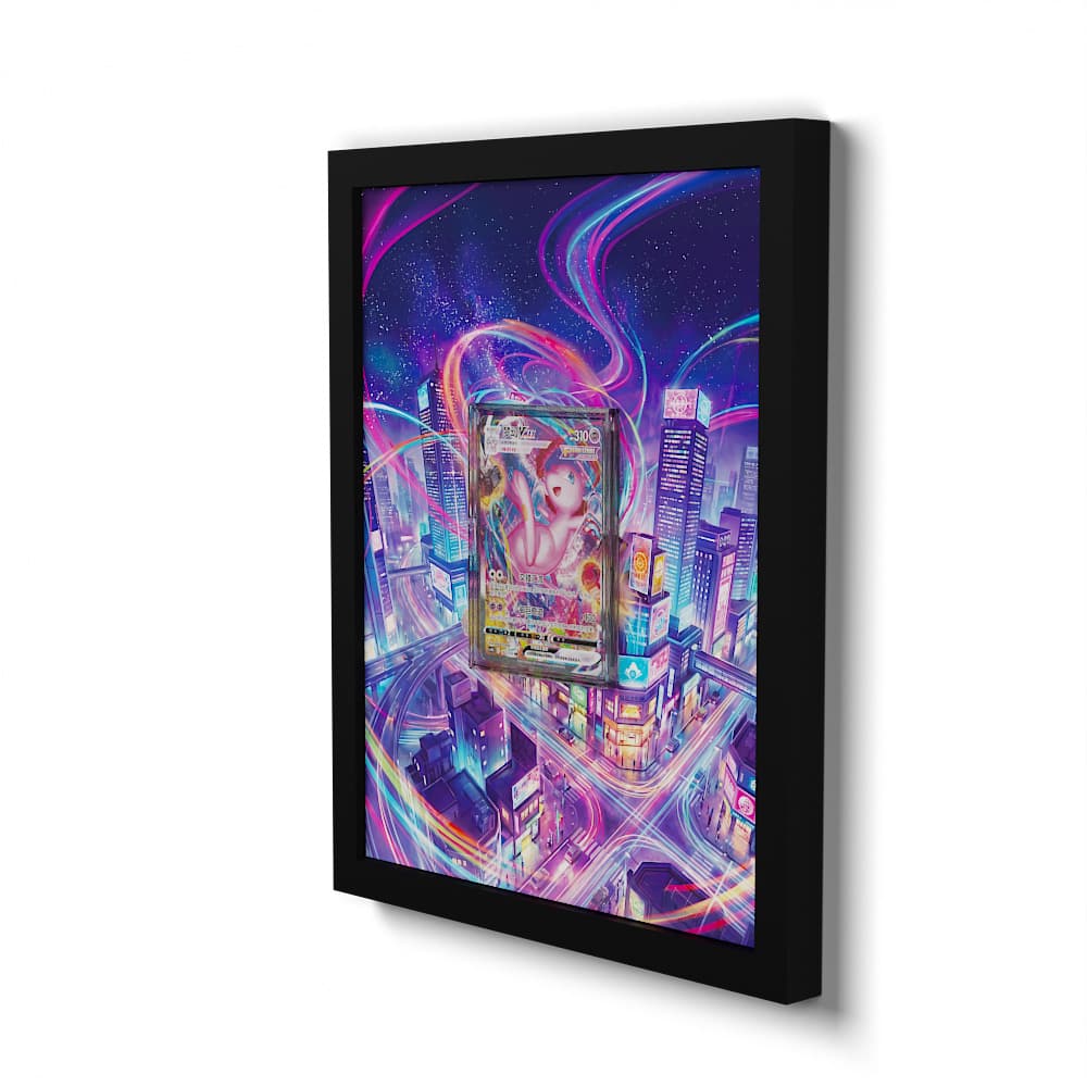 162/132 Mew VMAX - Extended Artwork Framed Pokemon Card Display