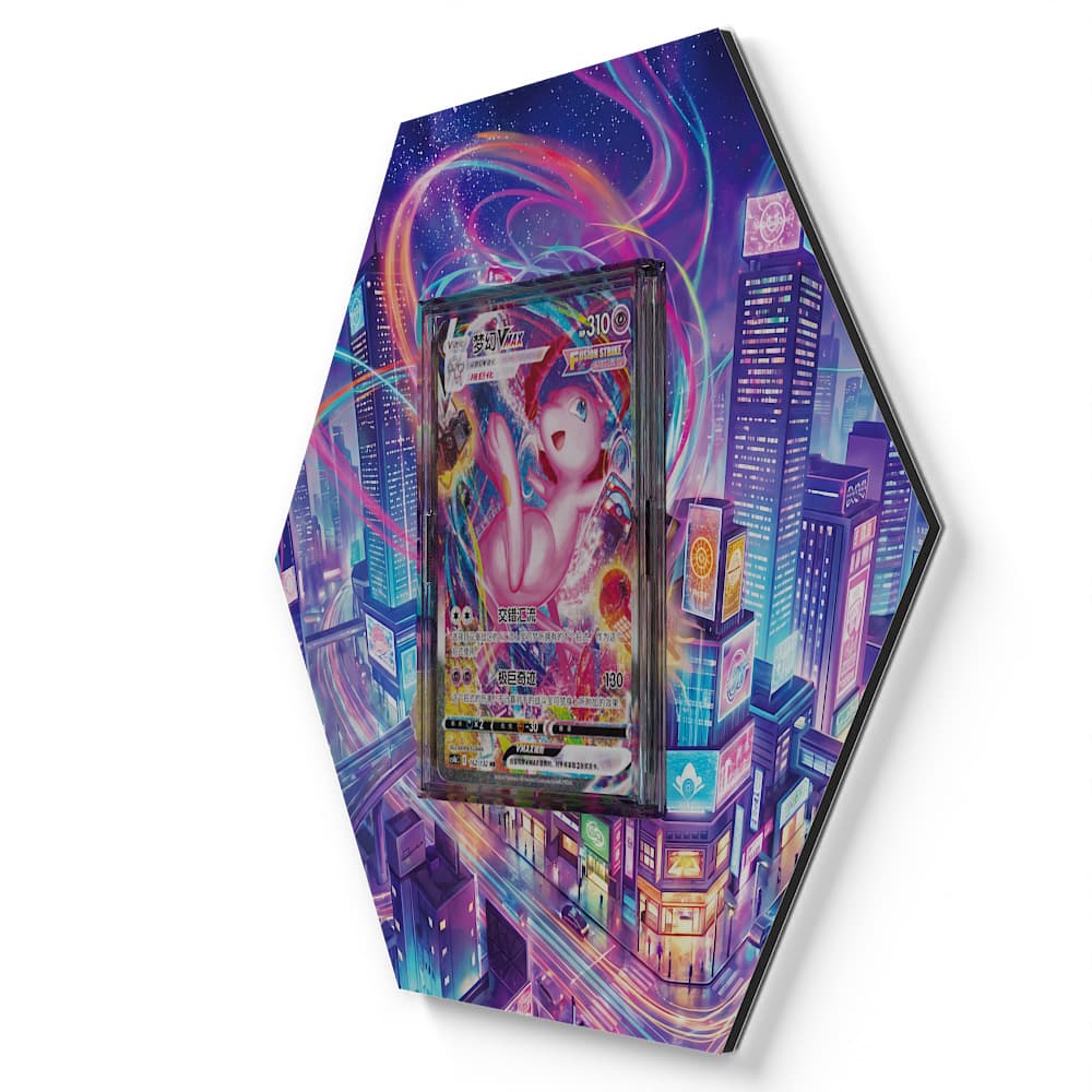 162/132 Mew VMAX - Extended Artwork Pokemon Card Display