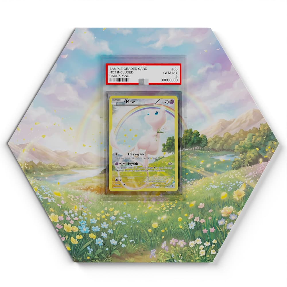 110 Mew XY - Extended Artwork Pokemon Card Display