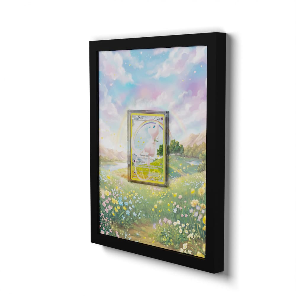 110 Mew XY - Extended Artwork Framed Pokemon Card Display