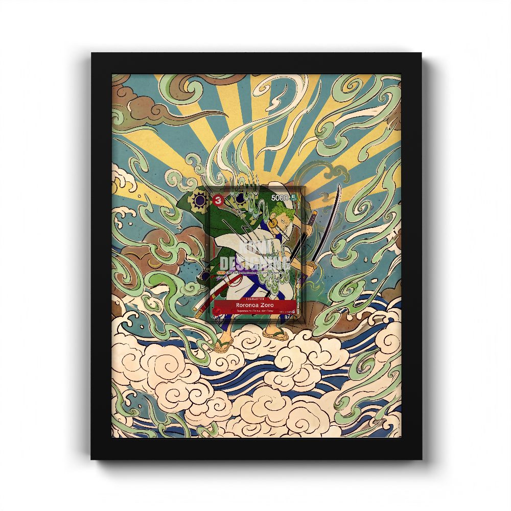 OP01-025 Roronoa Zoro (1st Anniversary) - Extended Artwork One Piece Card Frame