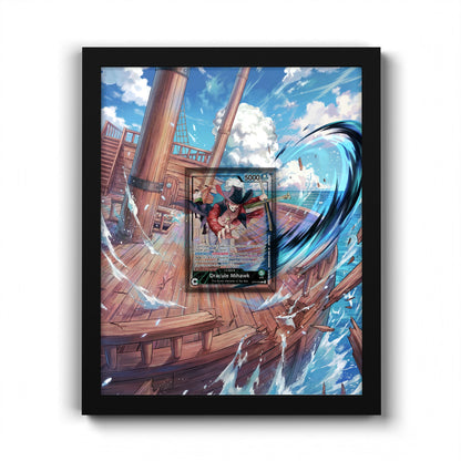 OP14-020 Dracule Mihawk (2026 PSA Magazine Promo) - Extended Artwork One Piece Card Frame