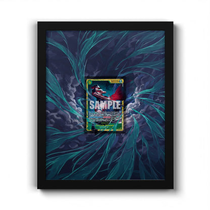 OP14-119 Dracule Mihawk (Manga) - The Azure Sea's Seven (OP14) - Extended Artwork One Piece Card Frame