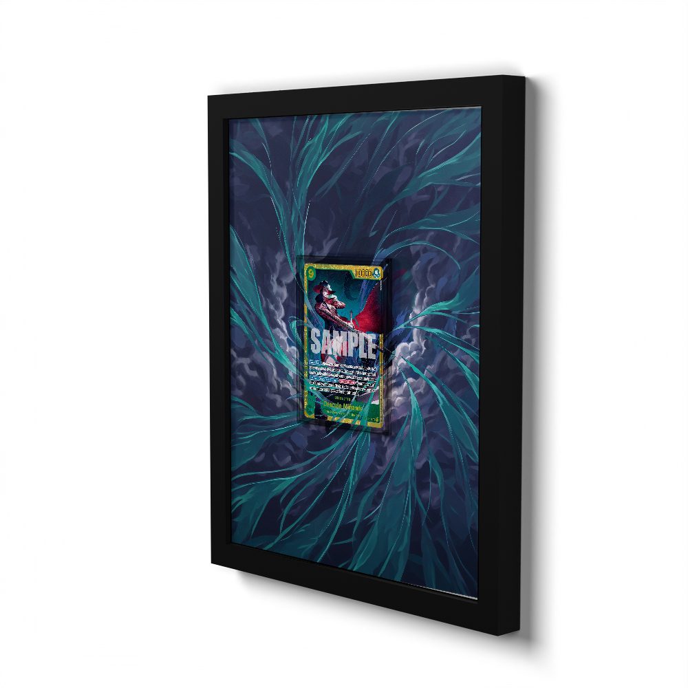 OP14-119 Dracule Mihawk (Manga) - The Azure Sea's Seven (OP14) - Extended Artwork One Piece Card Frame