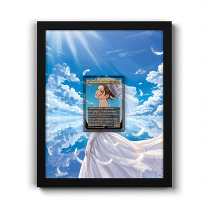 P 0001 FFX Yuna, Grand Summoner - Extended Artwork Magic Card Frame