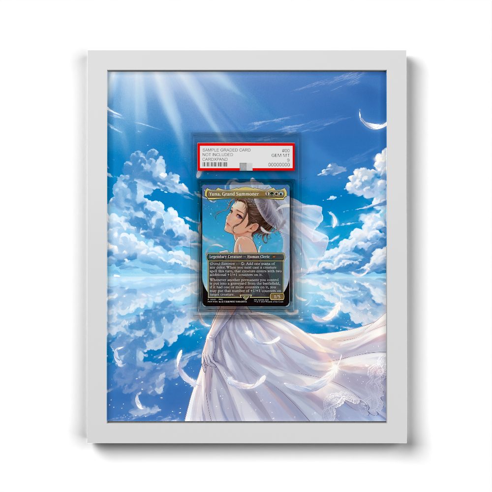 P 0001 FFX Yuna, Grand Summoner - Extended Artwork Magic Card Frame