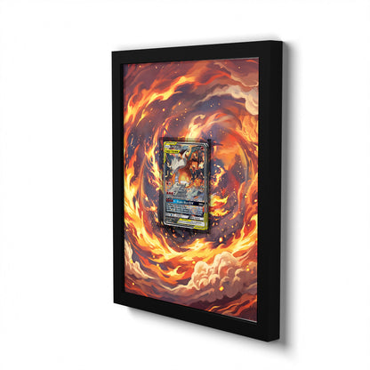 SM201 Reshiram & Charizard GX - Extended Artwork Pokemon Card Frame