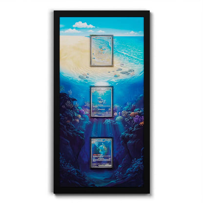 181 Fukano & 220 Perrin - Extended Artwork Framed Pokemon Card Display