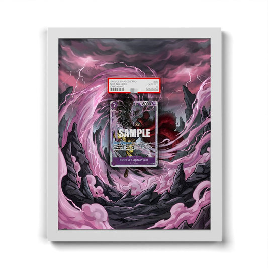 ST10-013 EustassCaptainKid Treasure Cup Art - Extended Artwork One Piece Card Frame
