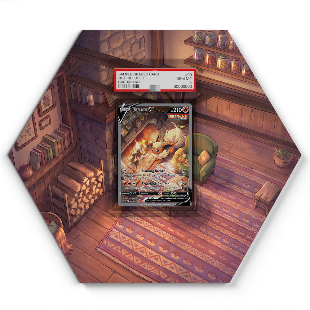 SWSH179 Flareon V - Extended Artwork Pokemon Card Display