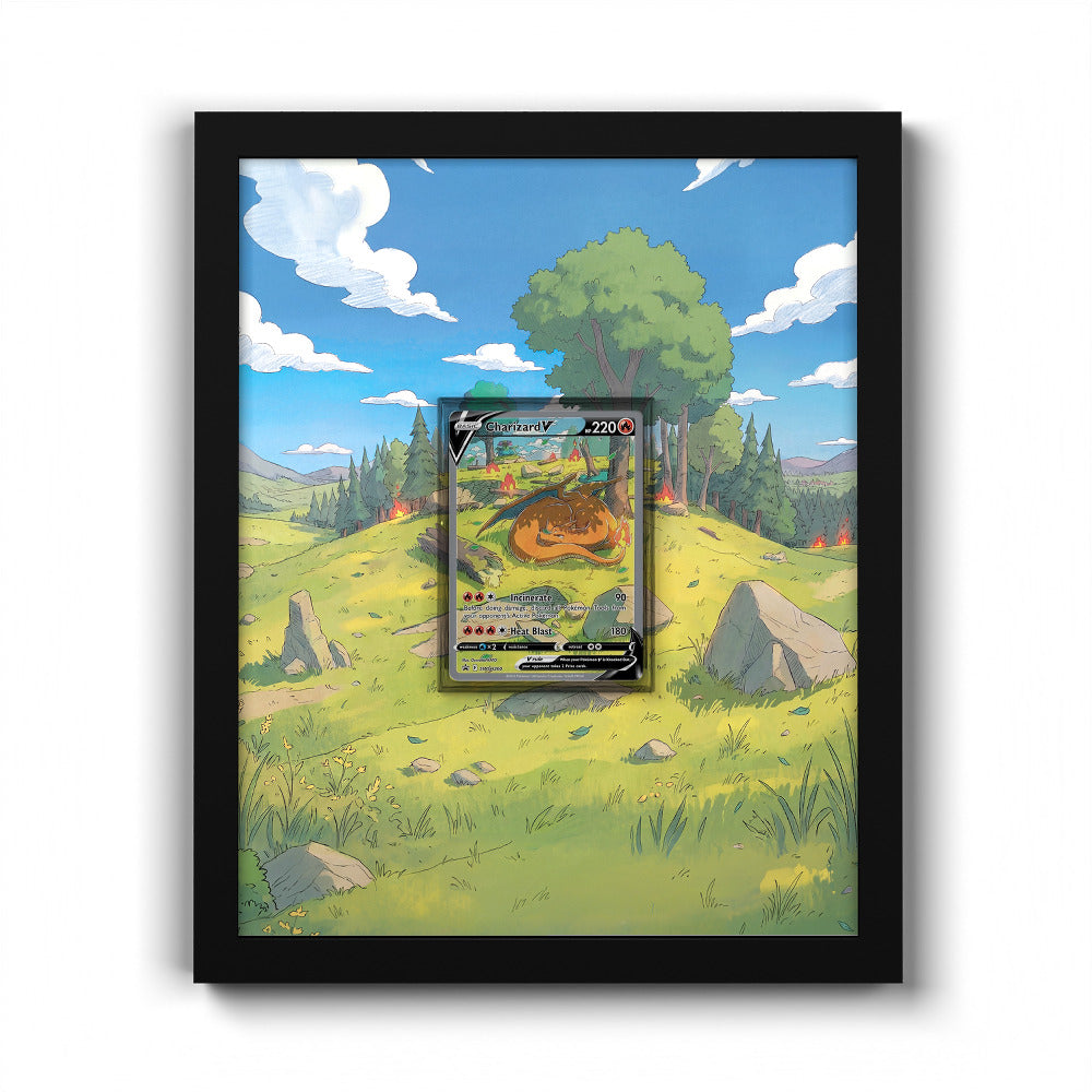SWSH260 Glurak V - Extended Artwork Pokemon Card Frame