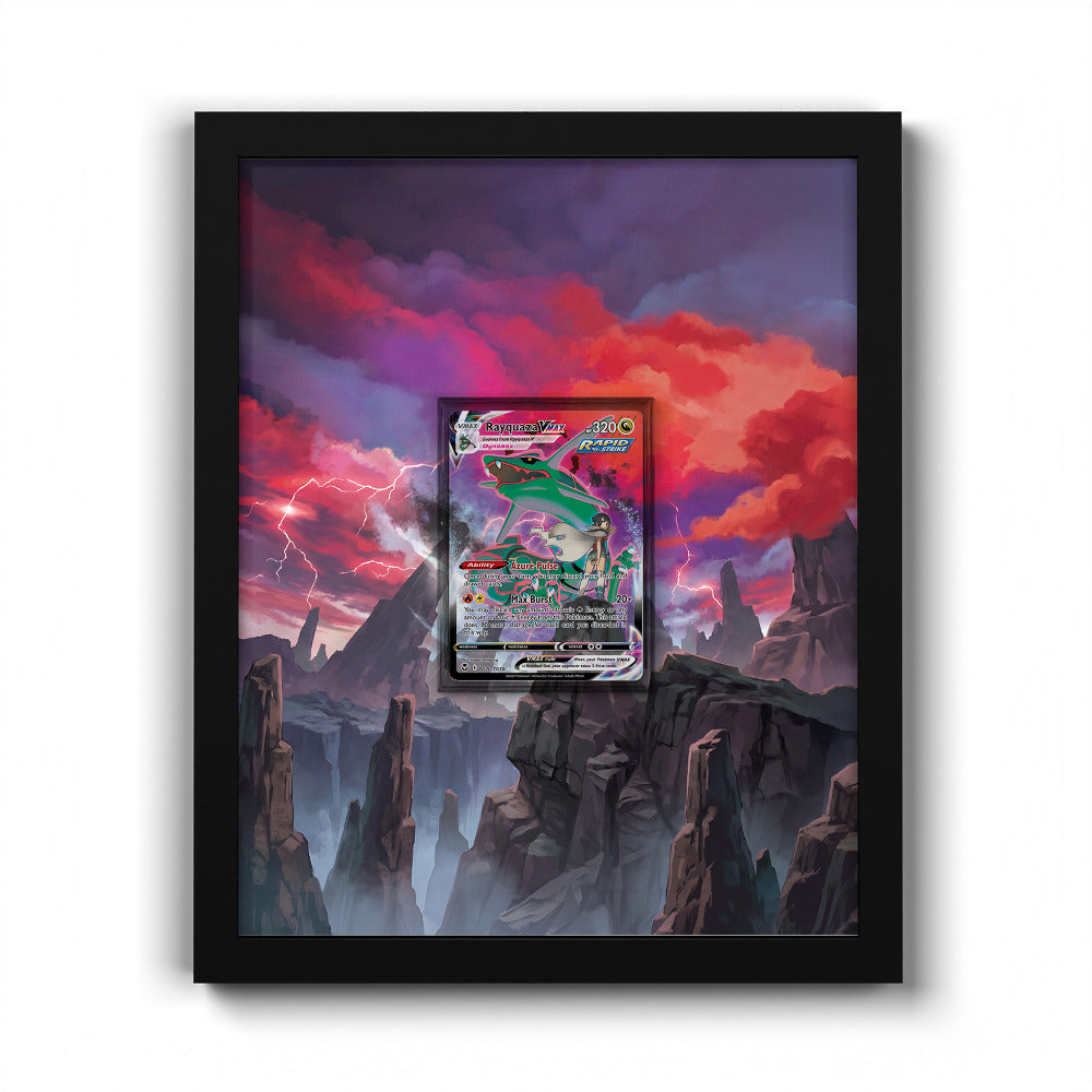TG20/TG30 Rayquaza VMAX - Extended Artwork Pokemon Card Frame