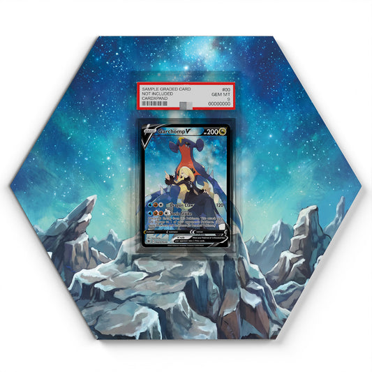 TG23/TG30 Garchomp V - Extended Artwork Pokemon Card Display